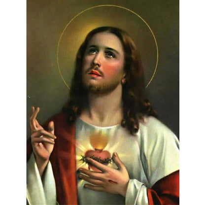 Jesus - Full Round Drill Diamond Painting 50*60CM