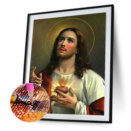 Jesus - Full Round Drill Diamond Painting 50*60CM