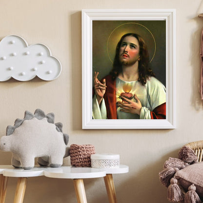 Jesus - Full Round Drill Diamond Painting 50*60CM