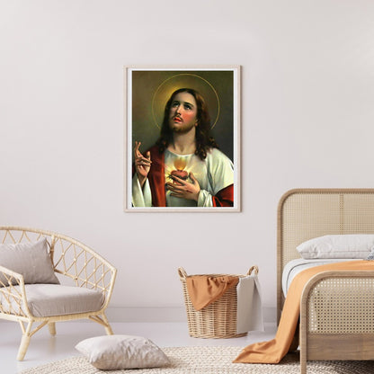 Jesus - Full Round Drill Diamond Painting 50*60CM