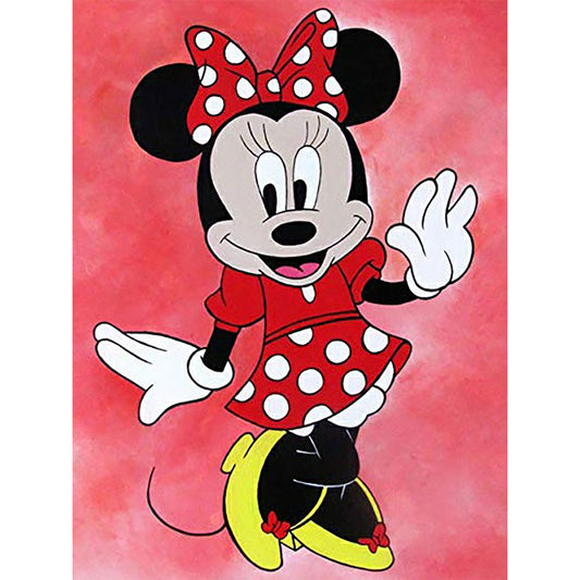 Mickey Mouse - Full Round Drill Diamond Painting 30*40CM