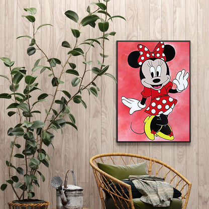 Mickey Mouse - Full Round Drill Diamond Painting 30*40CM