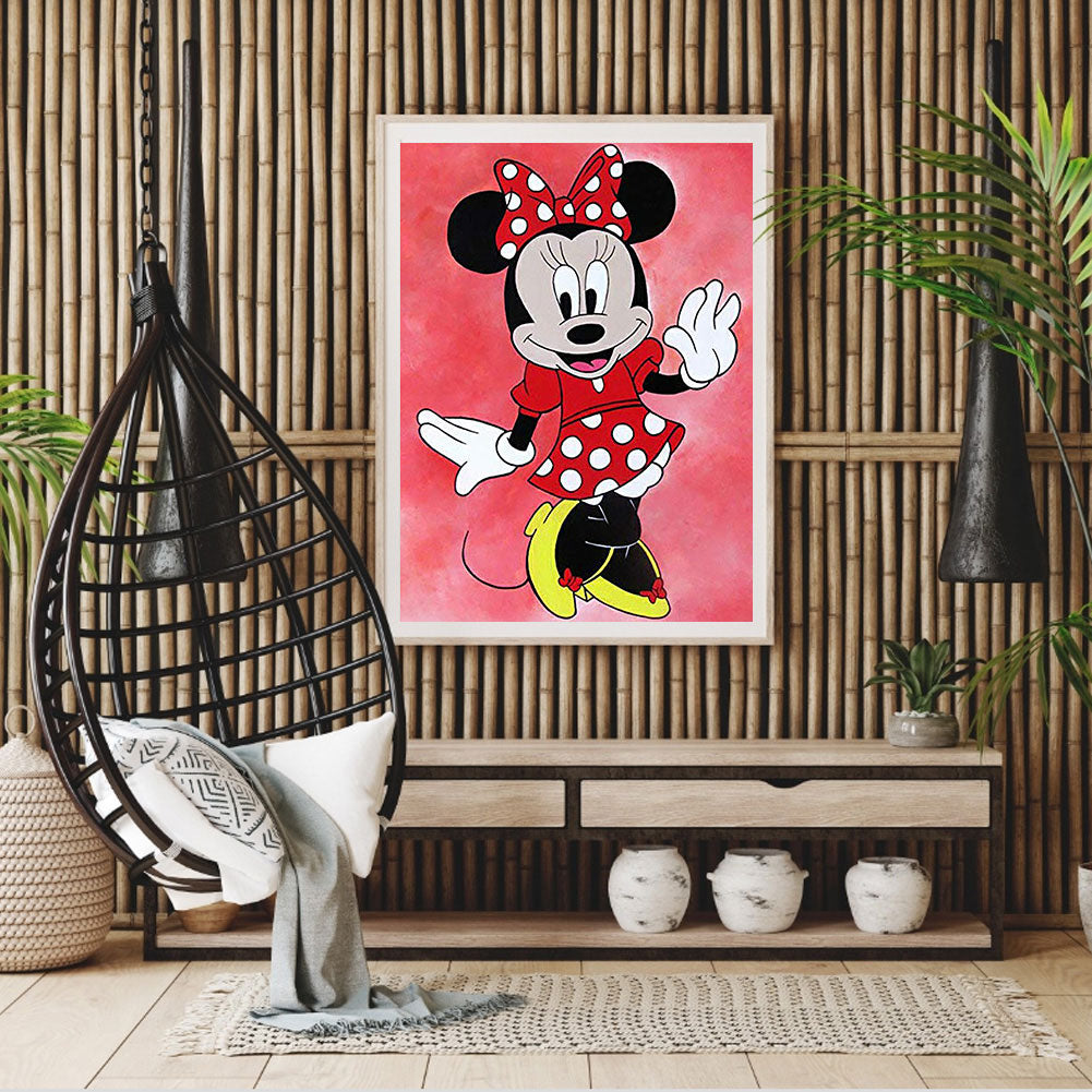 Mickey Mouse - Full Round Drill Diamond Painting 30*40CM