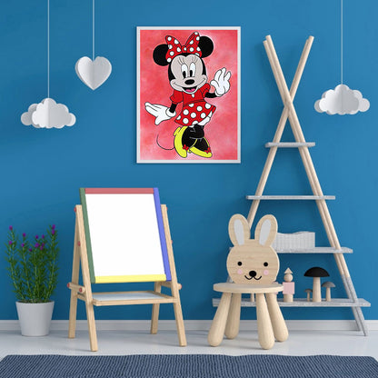 Mickey Mouse - Full Round Drill Diamond Painting 30*40CM