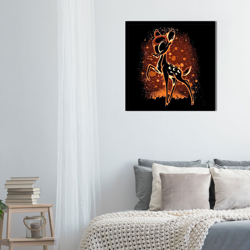 Silhouette - Full Round Drill Diamond Painting 40*40CM