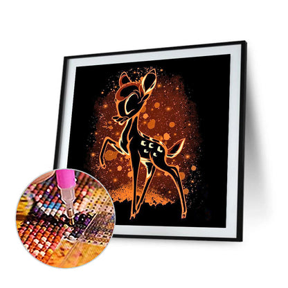Silhouette - Full Round Drill Diamond Painting 40*40CM