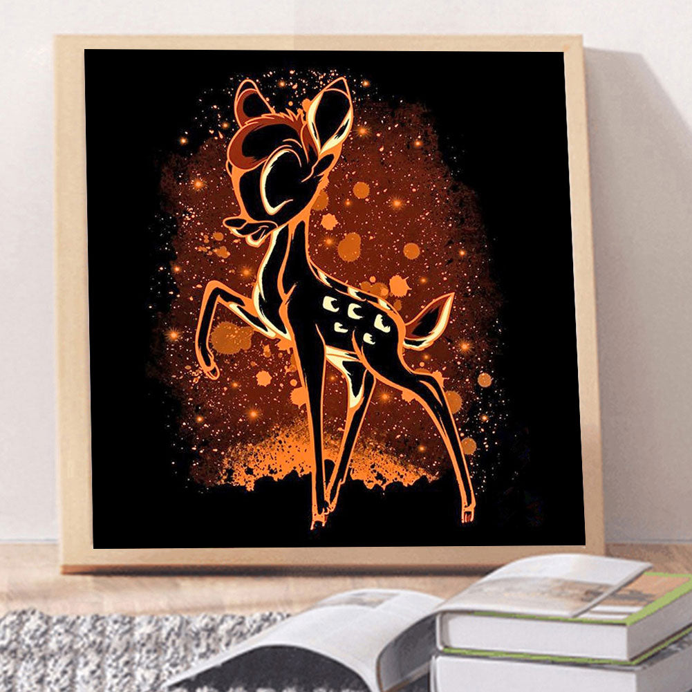 Silhouette - Full Round Drill Diamond Painting 40*40CM