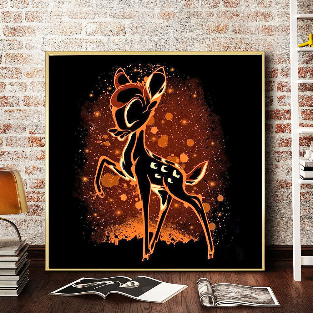 Silhouette - Full Round Drill Diamond Painting 40*40CM