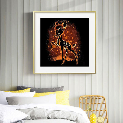 Silhouette - Full Round Drill Diamond Painting 40*40CM