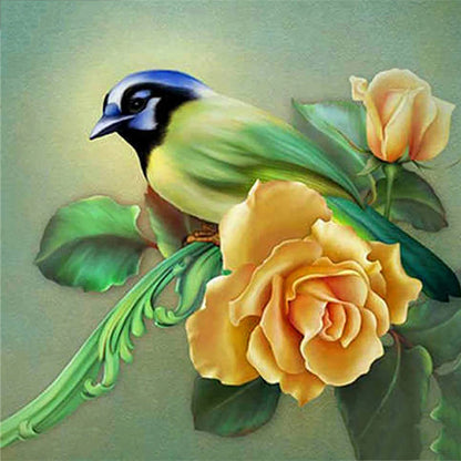 Bird - Full Round Drill Diamond Painting 50*50CM