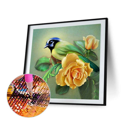 Bird - Full Round Drill Diamond Painting 50*50CM