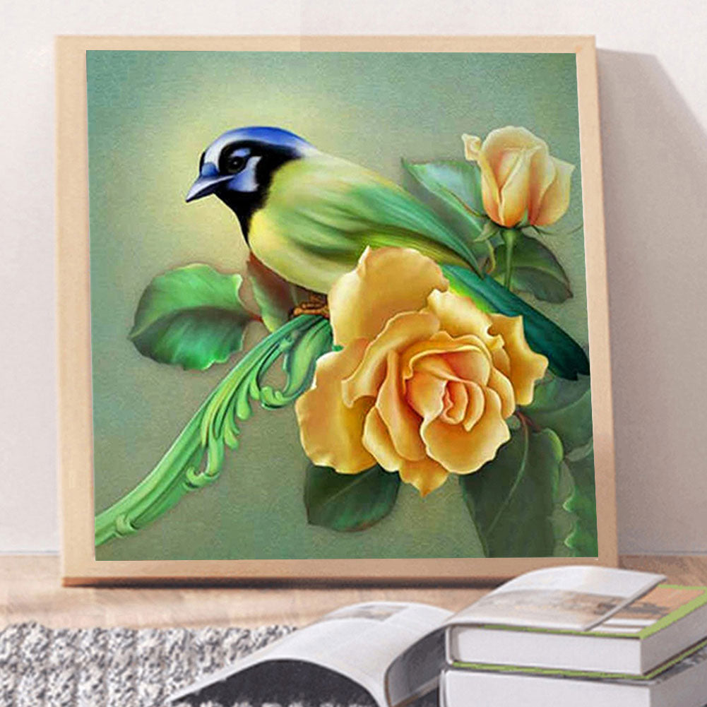 Bird - Full Round Drill Diamond Painting 50*50CM