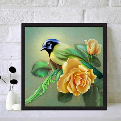 Bird - Full Round Drill Diamond Painting 50*50CM