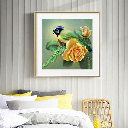 Bird - Full Round Drill Diamond Painting 50*50CM