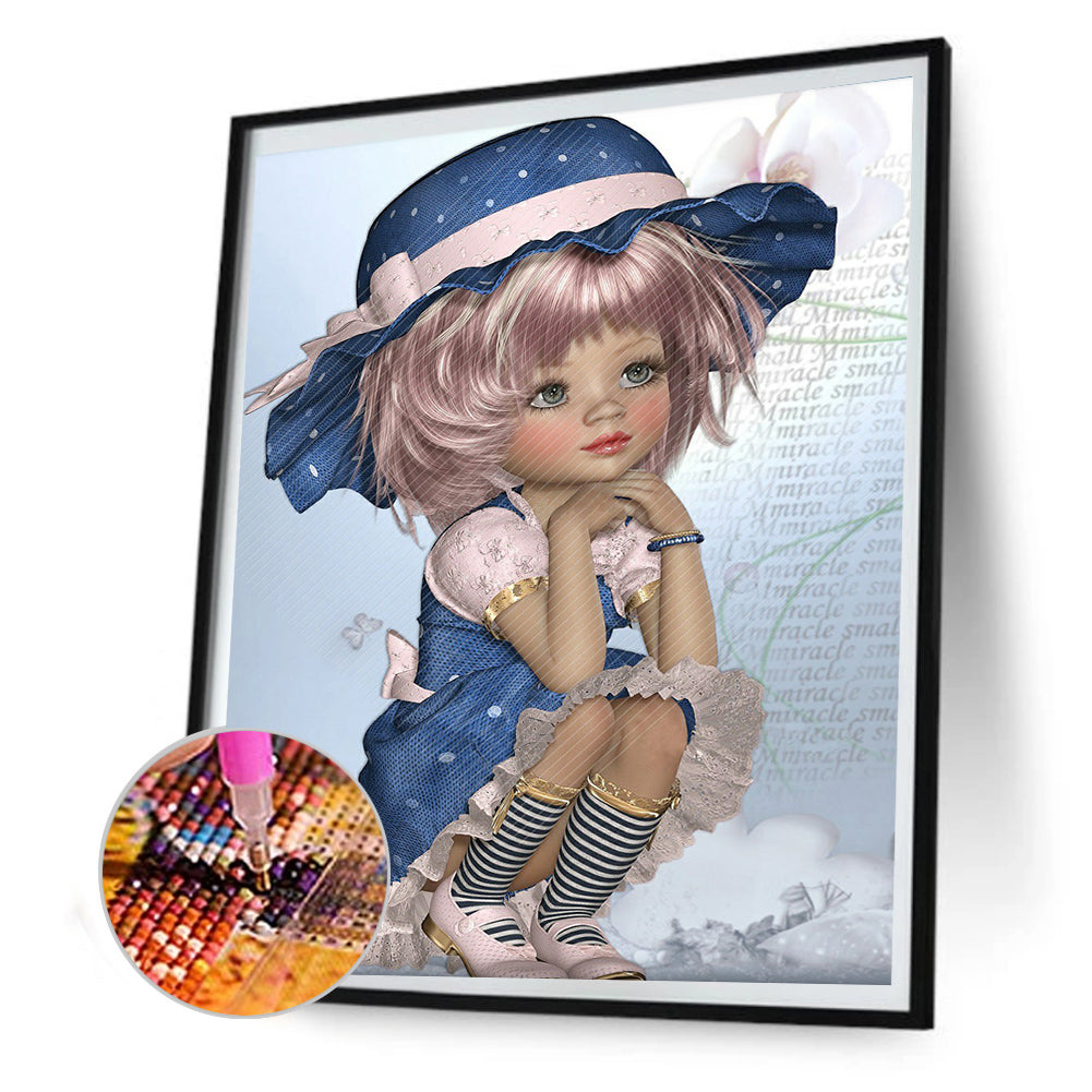 Girl - Full Square Drill Diamond Painting 30*40CM