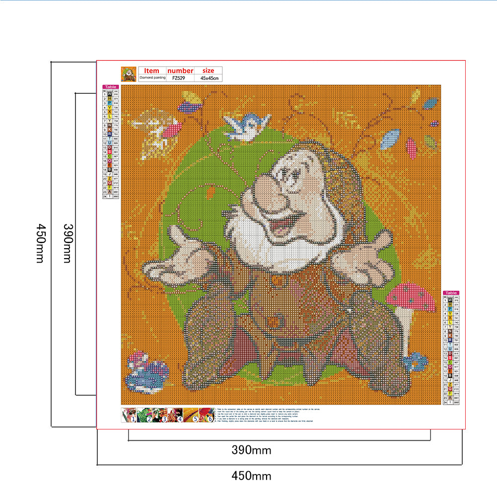 Cartoon Series Party - Full Square Drill Diamond Painting 45*45CM