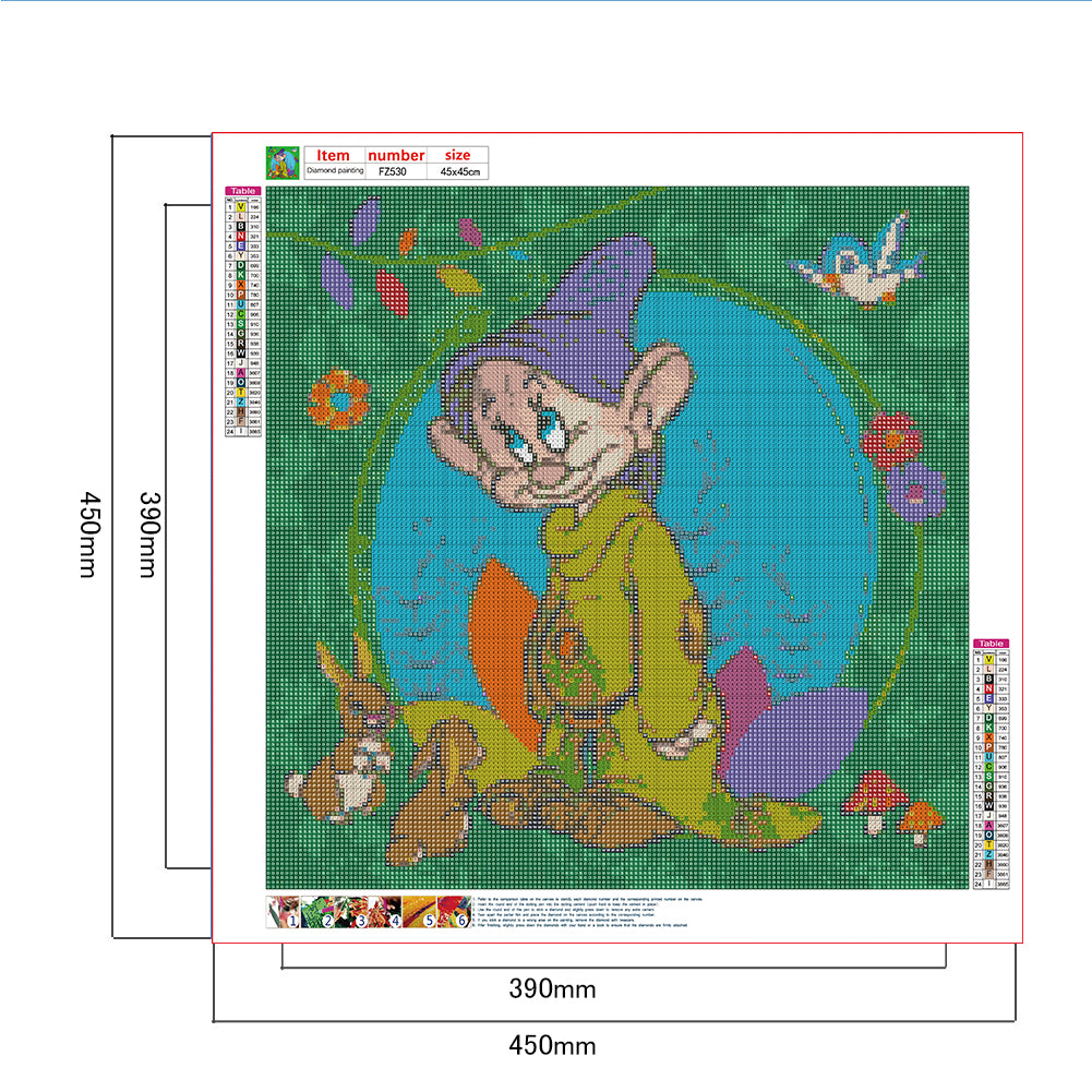 Cartoon Series Party - Full Square Drill Diamond Painting 45*45CM