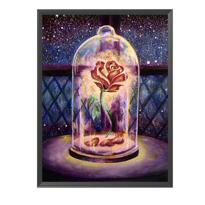 Rose Flower - 11CT Counted Cross Stitch 35*46CM