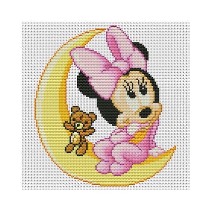 Minnie - 11CT Counted Cross Stitch 45*45CM