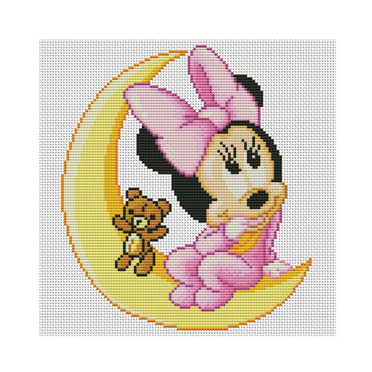 Minnie - 11CT Counted Cross Stitch 45*45CM