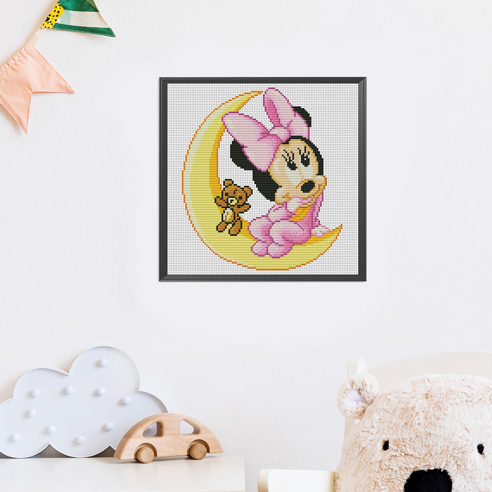 Minnie - 11CT Counted Cross Stitch 45*45CM