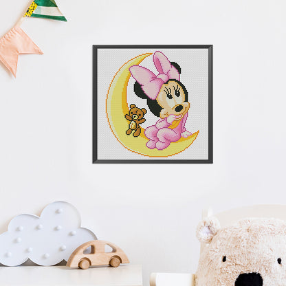 Minnie - 11CT Counted Cross Stitch 45*45CM