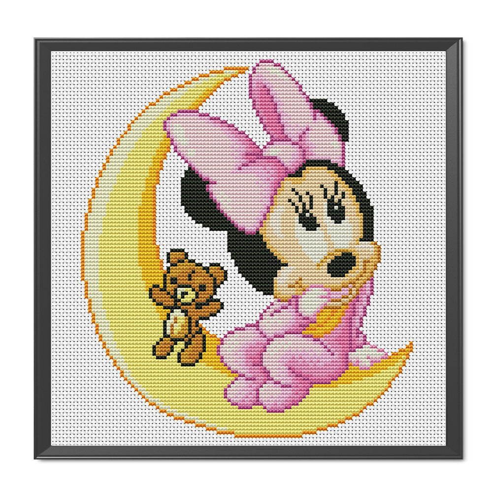 Minnie - 11CT Counted Cross Stitch 45*45CM