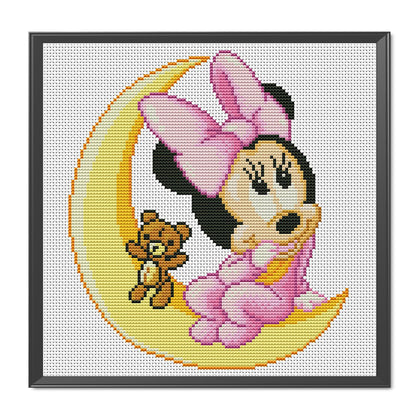 Minnie - 11CT Counted Cross Stitch 45*45CM