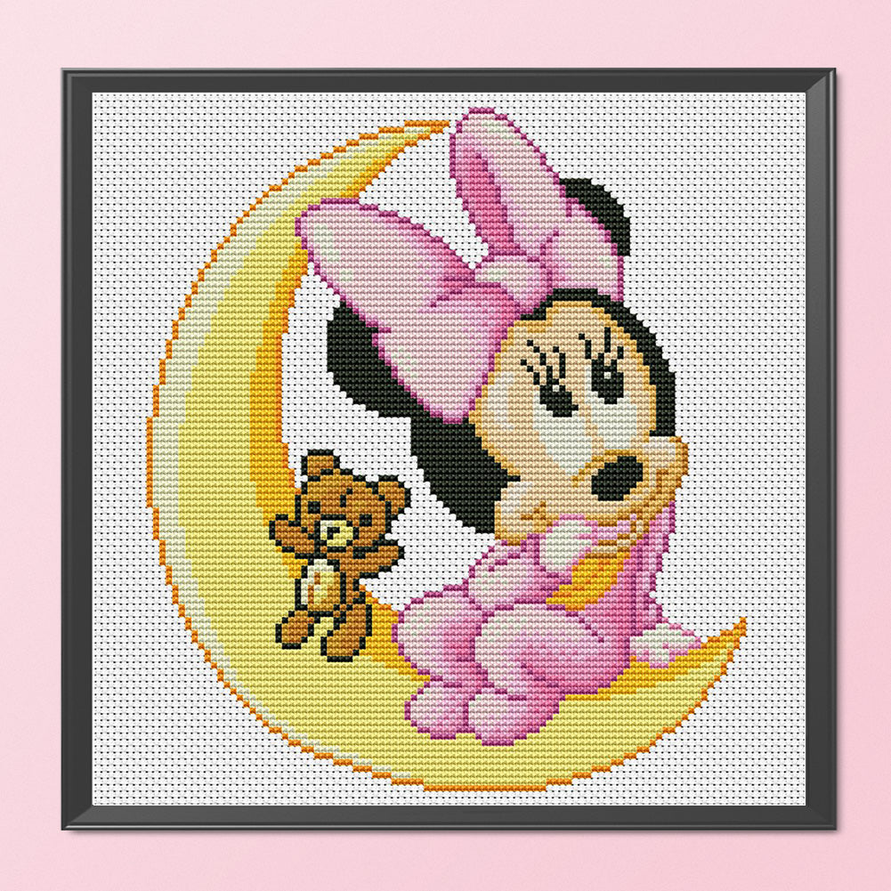 Minnie - 11CT Counted Cross Stitch 45*45CM