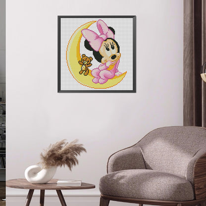 Minnie - 11CT Counted Cross Stitch 45*45CM