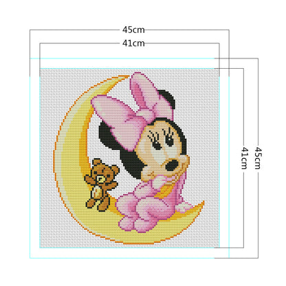 Minnie - 11CT Counted Cross Stitch 45*45CM