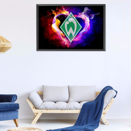 Werder Bremen Team Logo - Full Round Drill Diamond Painting 60*40CM