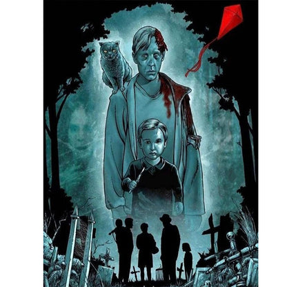 Horror Figure - Full Round Drill Diamond Painting 30*40CM