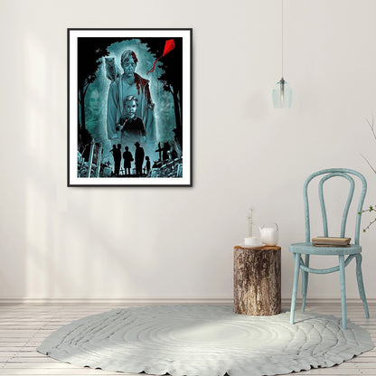 Horror Figure - Full Round Drill Diamond Painting 30*40CM