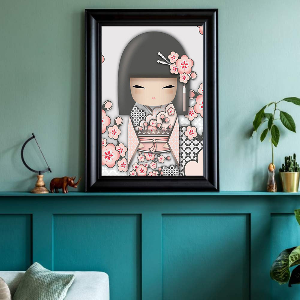 Japanese Girl - Full Square Drill Diamond Painting 40*50CM