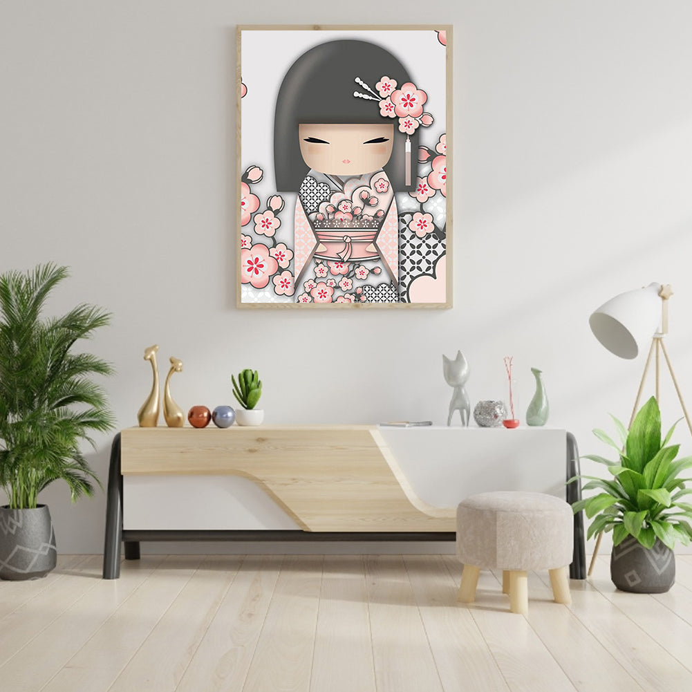 Japanese Girl - Full Square Drill Diamond Painting 40*50CM