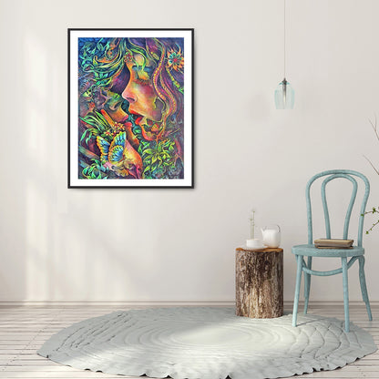 Kiss - Full Round Drill Diamond Painting 40*50CM