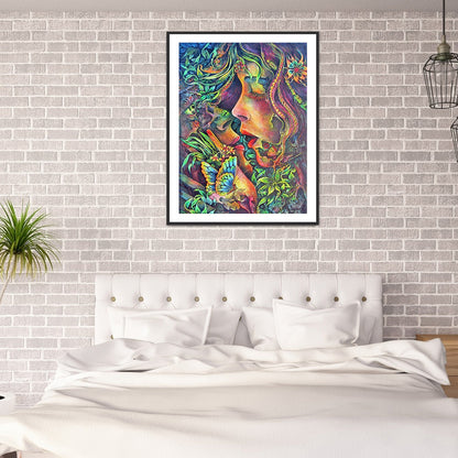 Kiss - Full Round Drill Diamond Painting 40*50CM