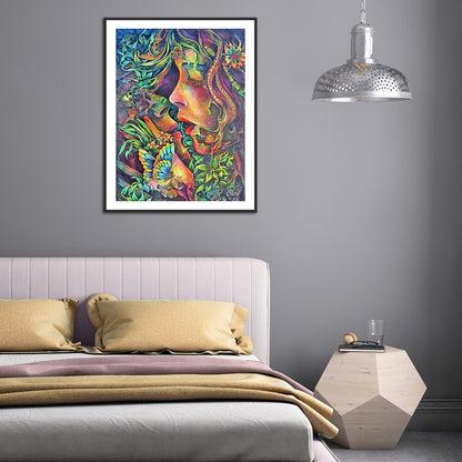 Kiss - Full Round Drill Diamond Painting 40*50CM