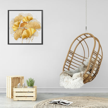 Ginkgo Biloba - 11CT Counted Cross Stitch 50*50CM