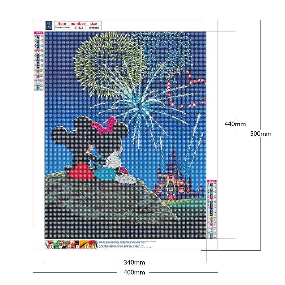 Mickey Mouse - Full Round Drill Diamond Painting 40*50CM