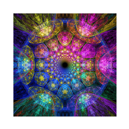 Colorful Mandala - Full Round Drill Diamond Painting 40*40CM