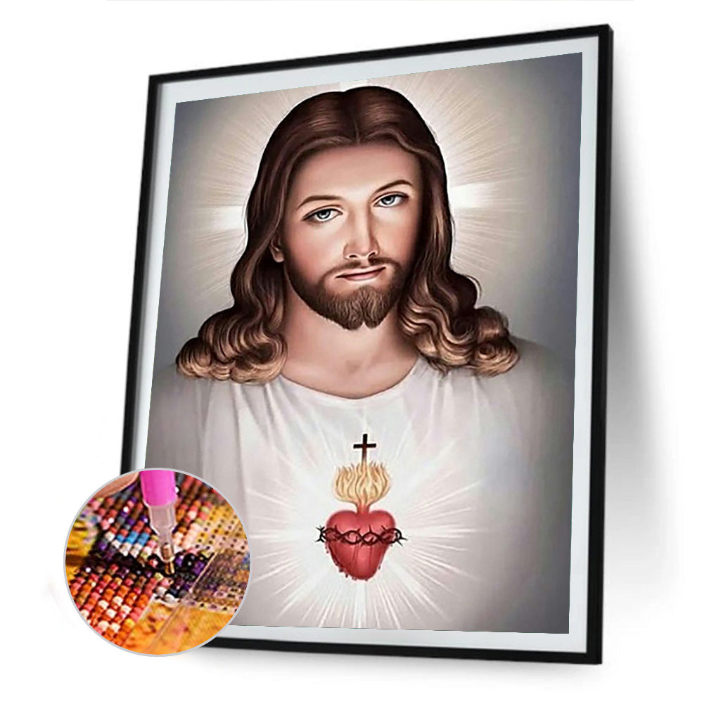 Jesus - Full Round Drill Diamond Painting 40*50CM