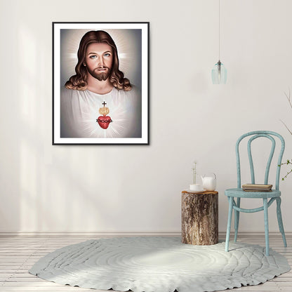 Jesus - Full Round Drill Diamond Painting 40*50CM