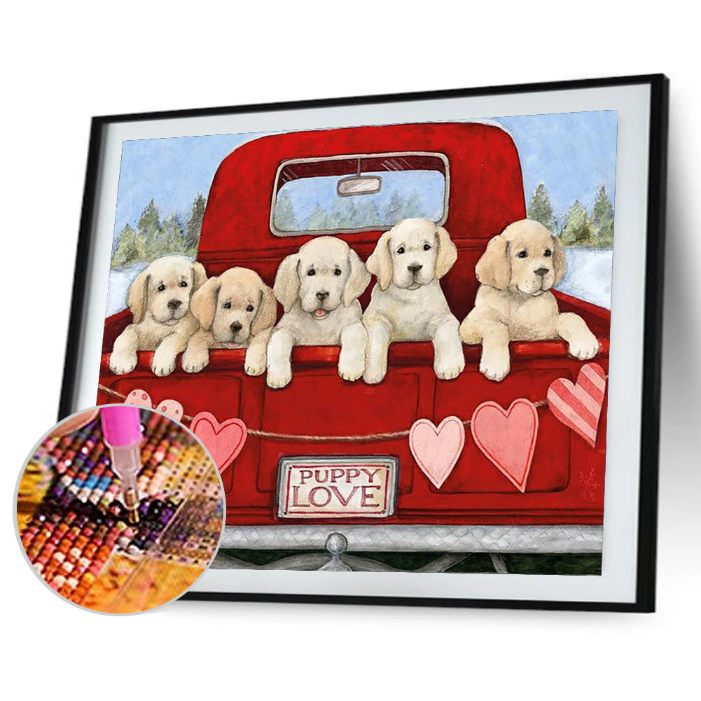 Animal - Full Round Drill Diamond Painting 40*30CM