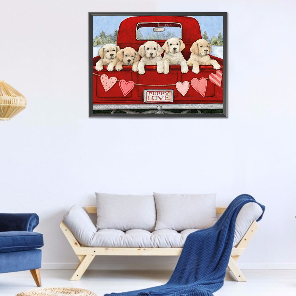 Animal - Full Round Drill Diamond Painting 40*30CM