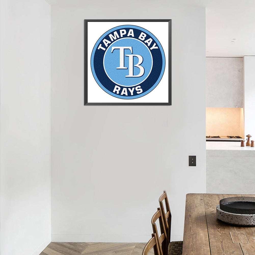 Tampa Bay Rays Logo - Full Round Drill Diamond Painting 40*40CM