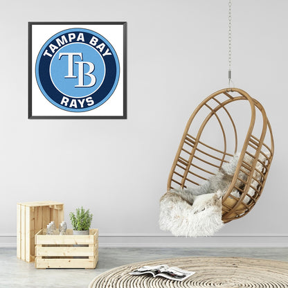 Tampa Bay Rays Logo - Full Round Drill Diamond Painting 40*40CM