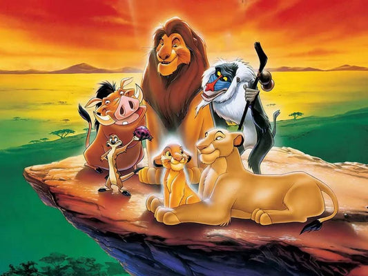 Pok¨¦mon And The Lion King - Full Round Drill Diamond Painting 40*30CM