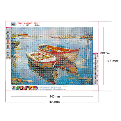 Landscape - Full Round Drill Diamond Painting 40*30CM